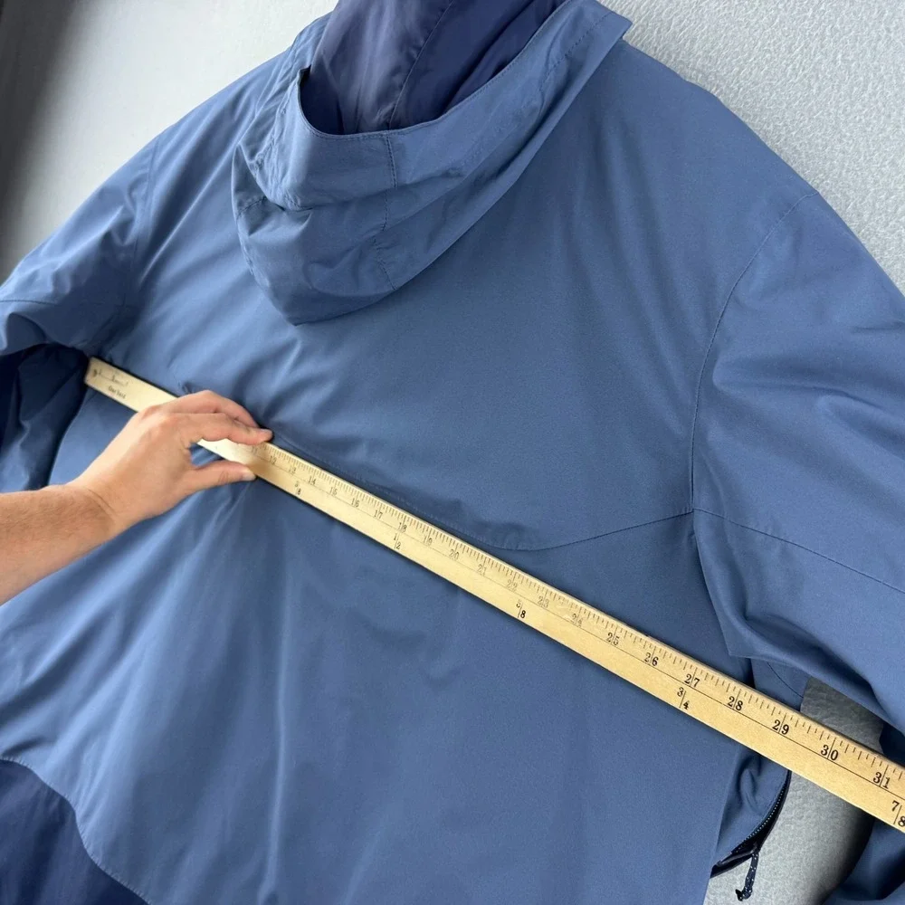 Columbia Lhotse III Interchange Jacket Mens 2XT 2XL Tall Blue 3 in 1 Omnitech